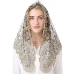 spanish mantilla catholic mass chapel veil lace head covering women church ve...