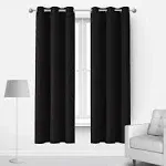 Deconovo Grommet Thermal Insulated Curtains Room Darkening Window Panels Width 42 ...