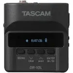 Tascam DR-10L Pro 32-Bit Float Audio Recorder With Lavalier Microphone