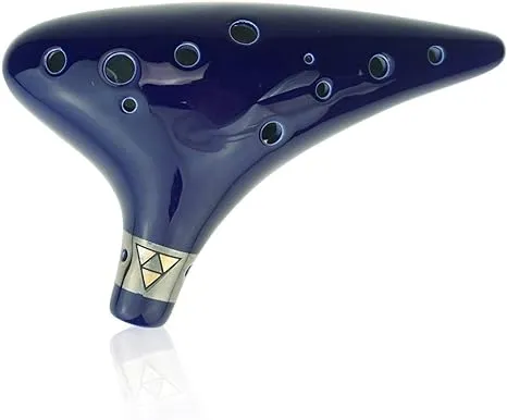 12 Hole Ocarina from Legend of Zelda Alto C Dark Blue for Any Level Available ...