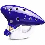 Ohuhu Zelda Ocarina with Song Book (Songs From the Legend of Zelda), 12 Hole Alto C Zelda Ocarinas Play by Link Triforce Gift for Zelda Fans with Display Stand Protective Bag