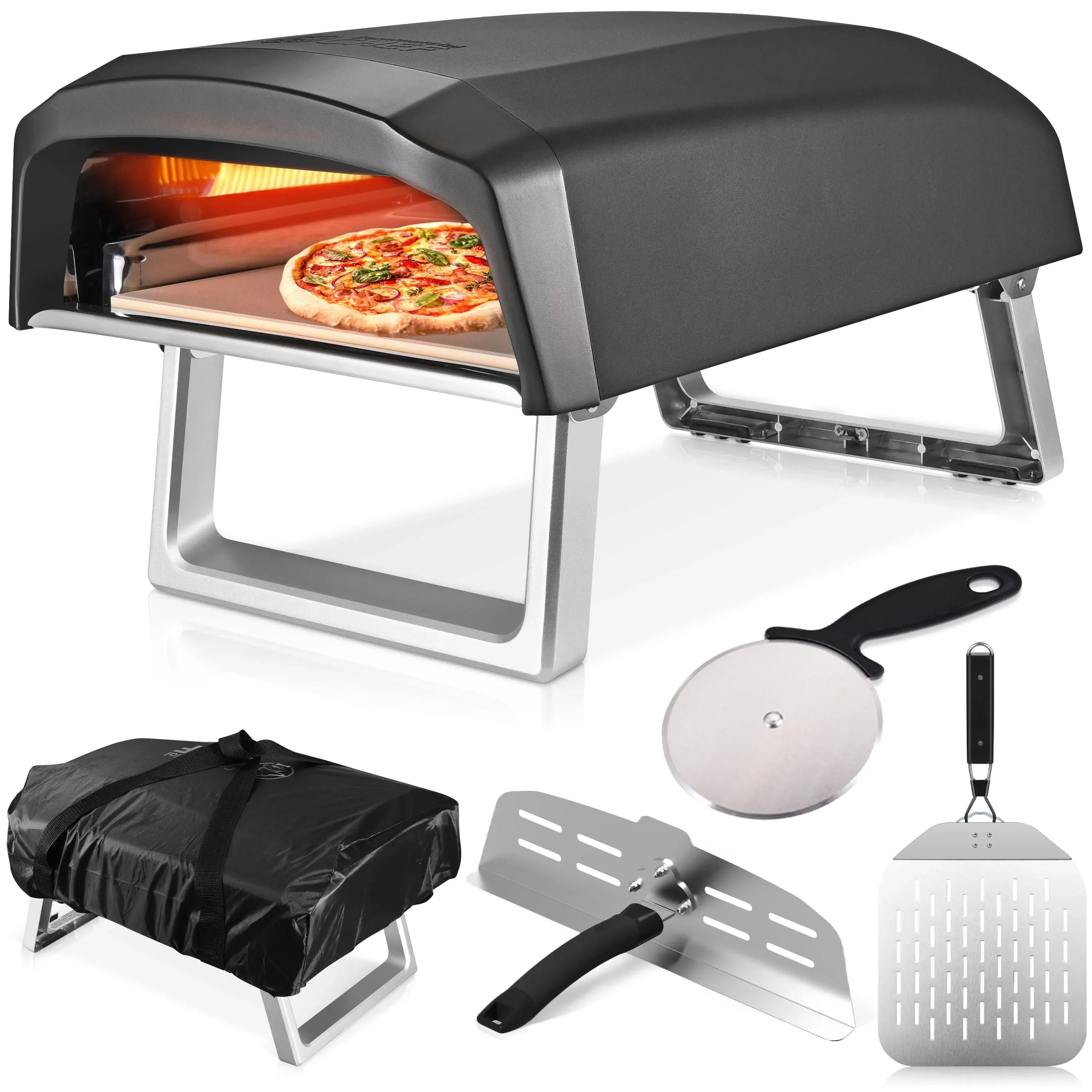 Commercial Chef Pizza Oven Outdoor - Gas Pizza Oven Propane - Portable Pizza ...