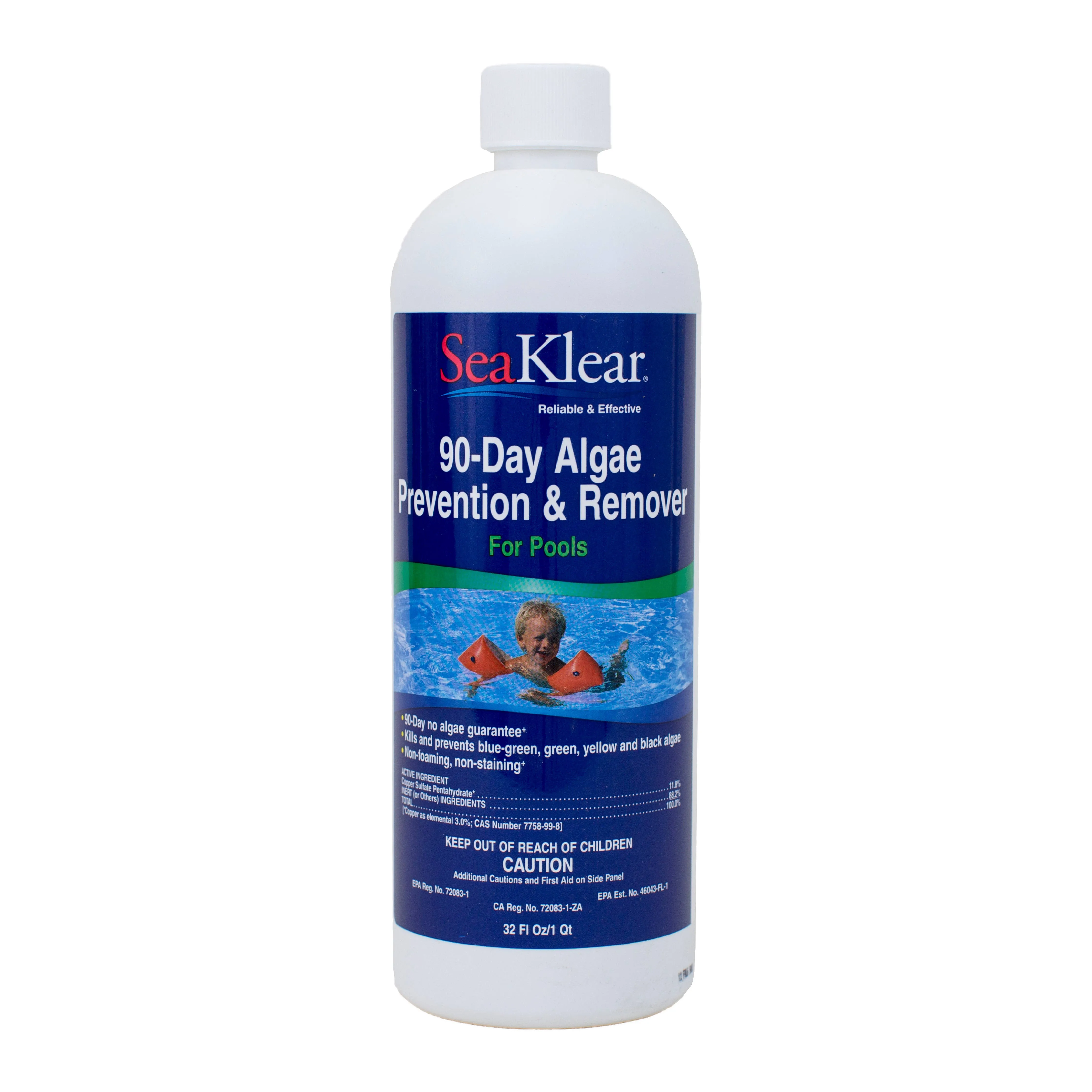 SeaKlear 1 Quart 90-Day Pool Algae Prevention and Remover Treatment