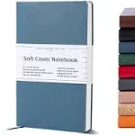 A5 Softcover Ruled Notebook - Symphony Blue