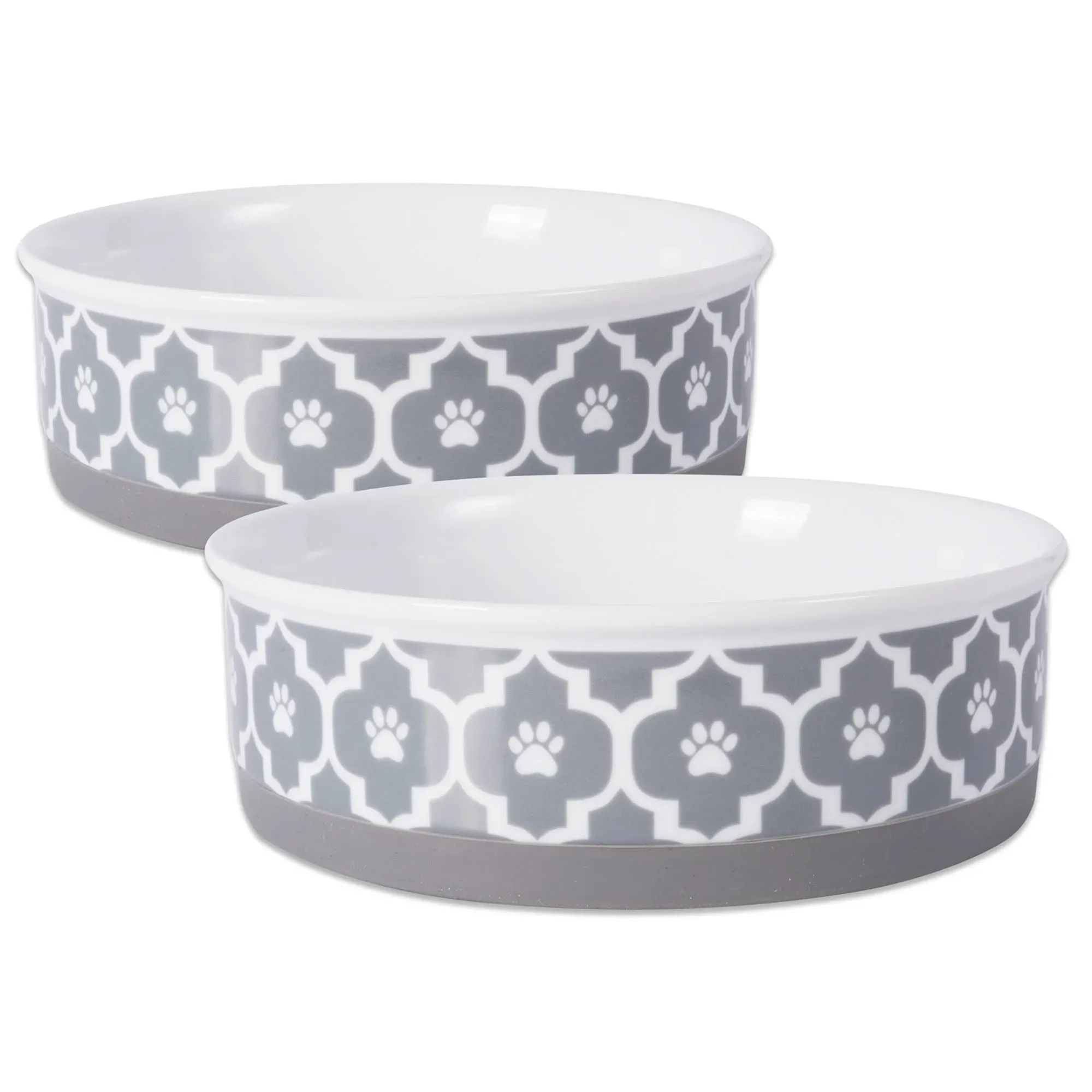 DII 35-oz Ceramic Dog/Cat Bowl Set (2 Bowls)