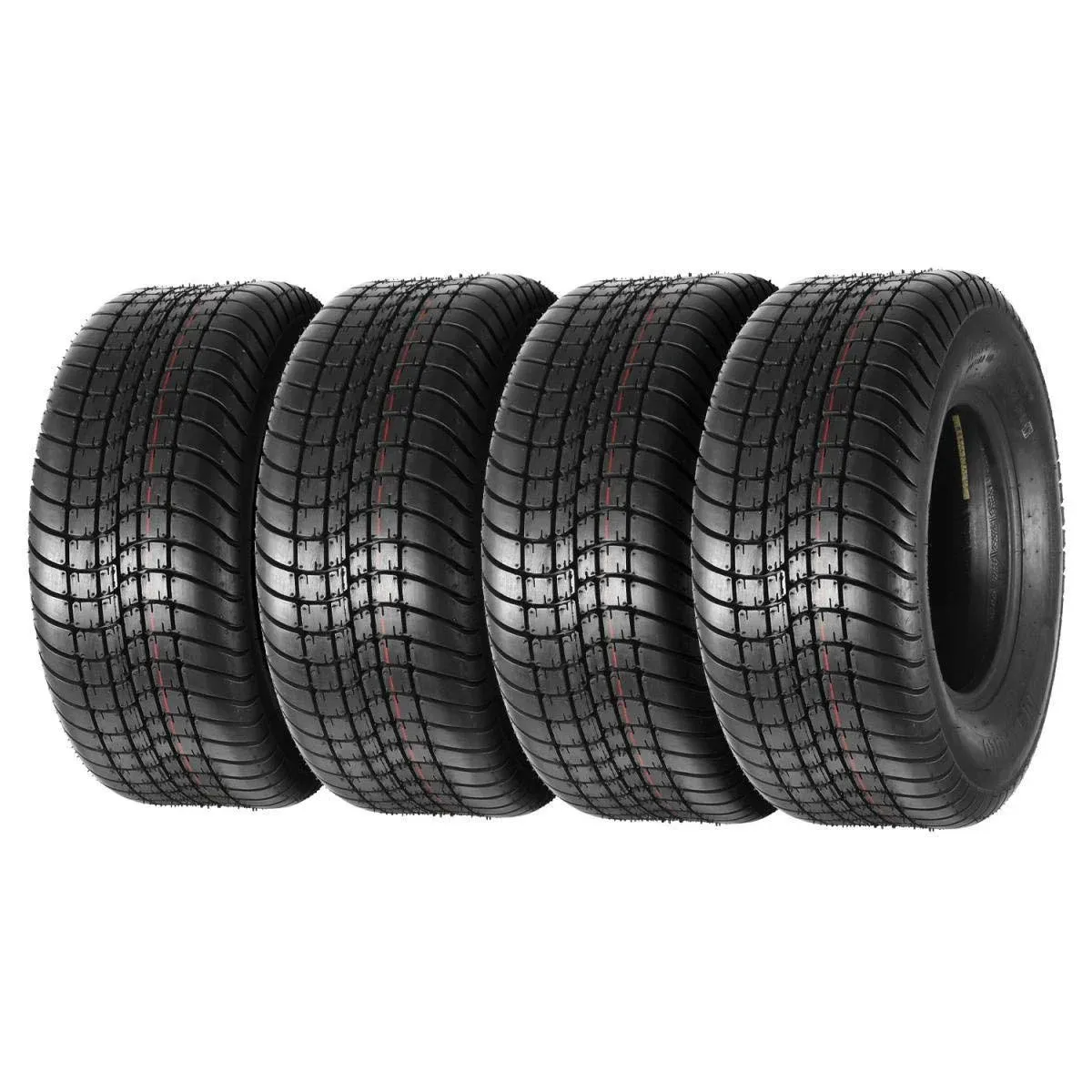 MaxAuto 20.5X8.00-10 Trailer Tires 205/65-10 Load Range C 6PR, Set of 4