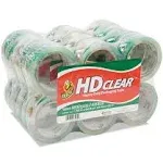 Duck Heavy-Duty Carton Packaging Tape, 1.88" x 55yds, Clear, 24/Pack