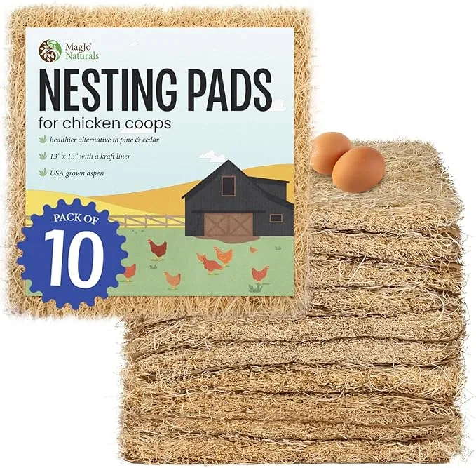 MagJo 6-Pack Aspen Shaving Nesting Liners for Pet Nests