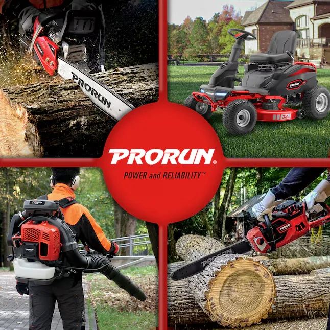 PRORUN PRM48V38 38-in 48-volt Lead-acid (agm) Electric Riding Lawn Mower with (4) 75 Ah Batteries (Charger Included)