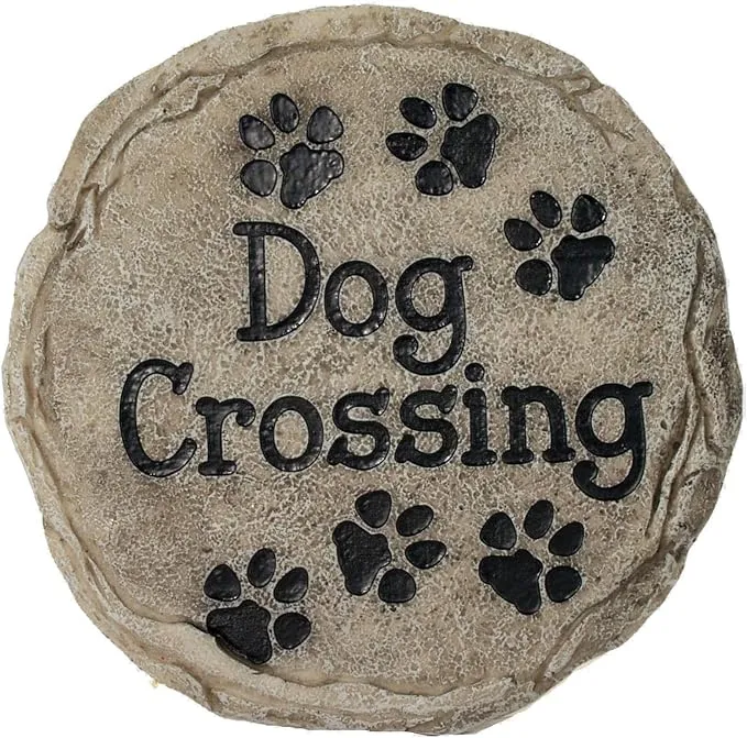 New Spoontiques Stepping Stone Wall Decor DOG PAWSOME 9 5/8 inches gift Resin