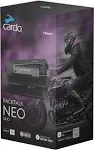 Cardo Packtalk Neo Motorcycle Helmet Communication Intercom System, Dual Pack,Black