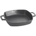 TableCraft Pre-Seasoned 10&#034; Cast Iron Square Fry Pan | Commercial Quality for