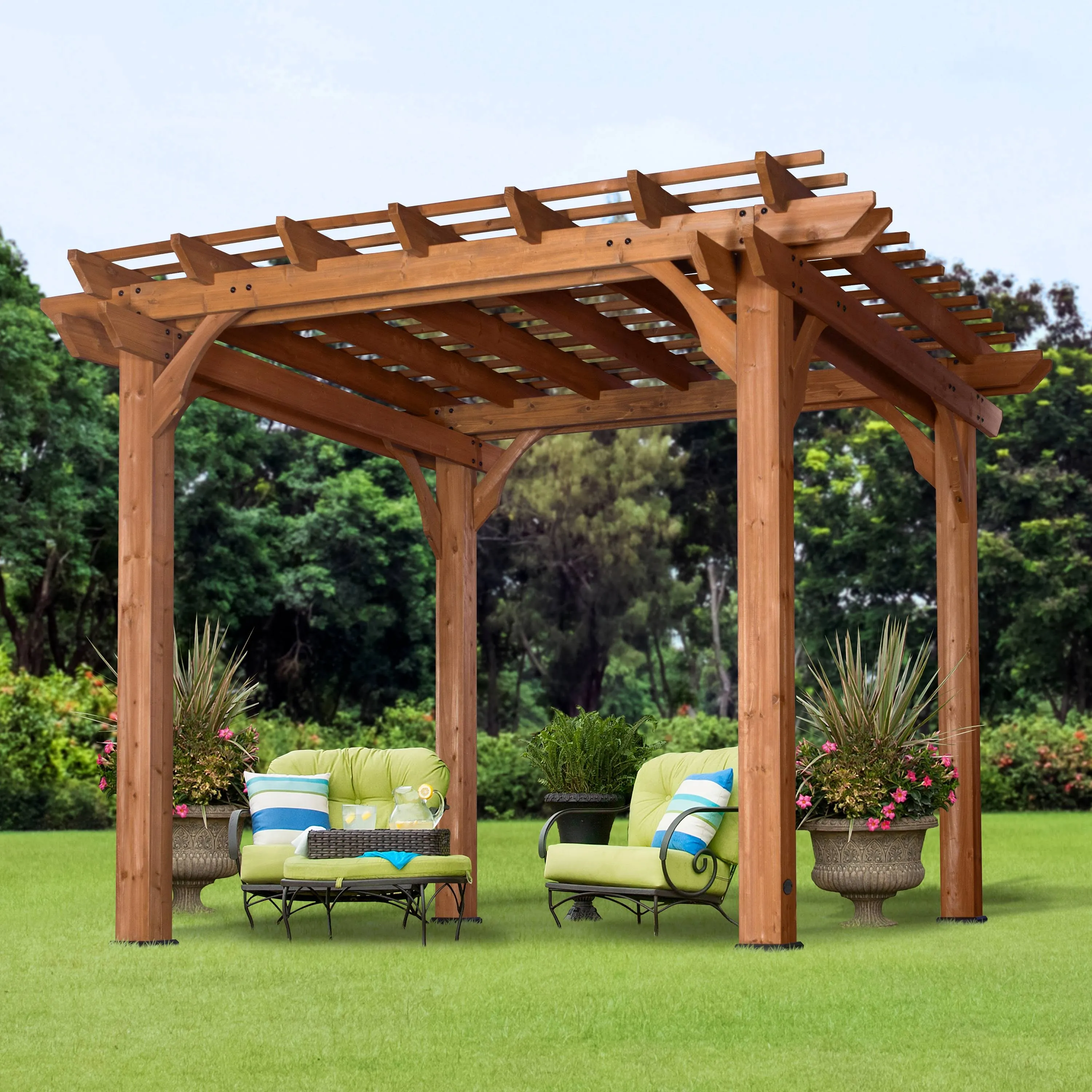 Backyard Discovery 10' x 10' Cedar Pergola