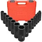 Neiko 02475A 1/2" Drive Deep Impact Socket Set