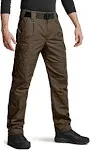 CQR Men&#039;s Tactical Pants, Water Resistant 40W x 32L, Duratex Ripstop Tundra 