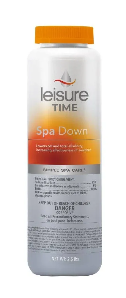 Leisure Time Spa Chemicals - Spa Down 2.5 lb