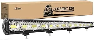 Nilight LED Light Bar 37Inch 780W Triple Row Flood Spot Combo 78000LM Driving Work Light Off-Road Lighting for Trucks Pickup Car Golf Cart SUV ATV UTV 4x4 Van Camper Boat