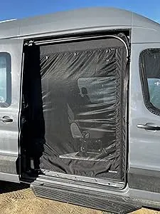 VanEssential Magnetic Closure Sliding Door Bug Screen Designed for Ford Transit