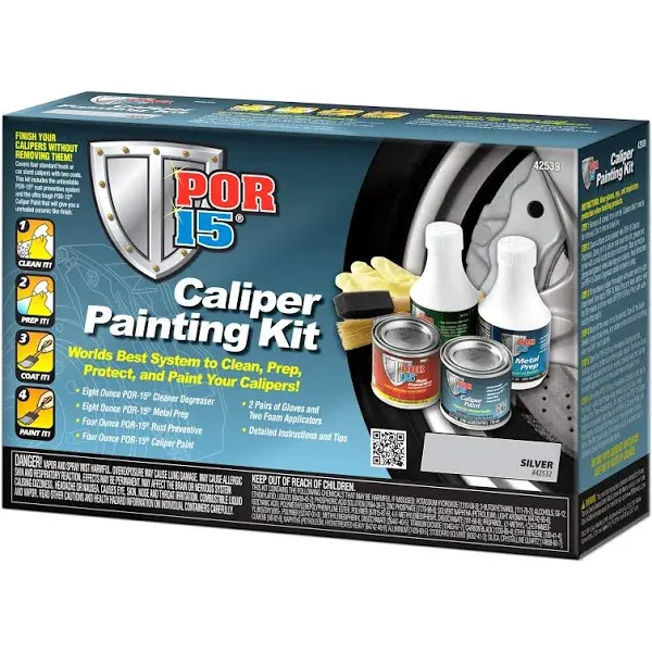 POR-15 Caliper Painting Kit - Red - Clean, Prep, & Paint Brake Calipers