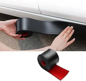 13ft*3.15in [Side] [Skirt]s Protector, [Universal] Rubber [Anti]-[Scratch Edge Guards for Cars, Sedans, Truck, SUV Bumper (Black)