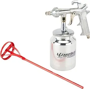 Lizard Skins Paint Gun, Super Pro Application Kit, Siphon Feed, 1 qt Cup, Mil Gauge/Stir Paddle, Spray On Barriers, Kit (50125)