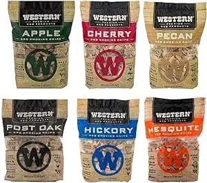 Western Wood Smoking Chip Variety Pack of 6