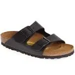 Birkenstock Men's Arizona Original Footbed Birko-Flor Sandal Black EU Size 46 (US Men's 13-13.5)