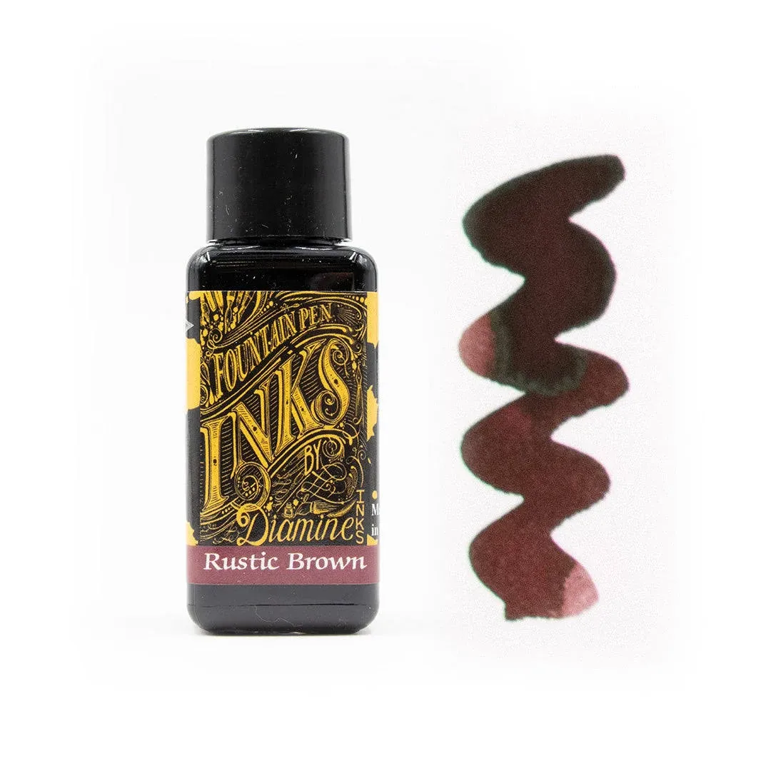 Diamine Ink Bottle 30ml - Rustic Brown