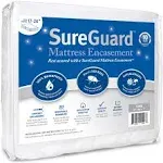 King 17-20 in. Deep SureGuard Mattress Encasement - 100% Waterproof, Bed Bug Pro