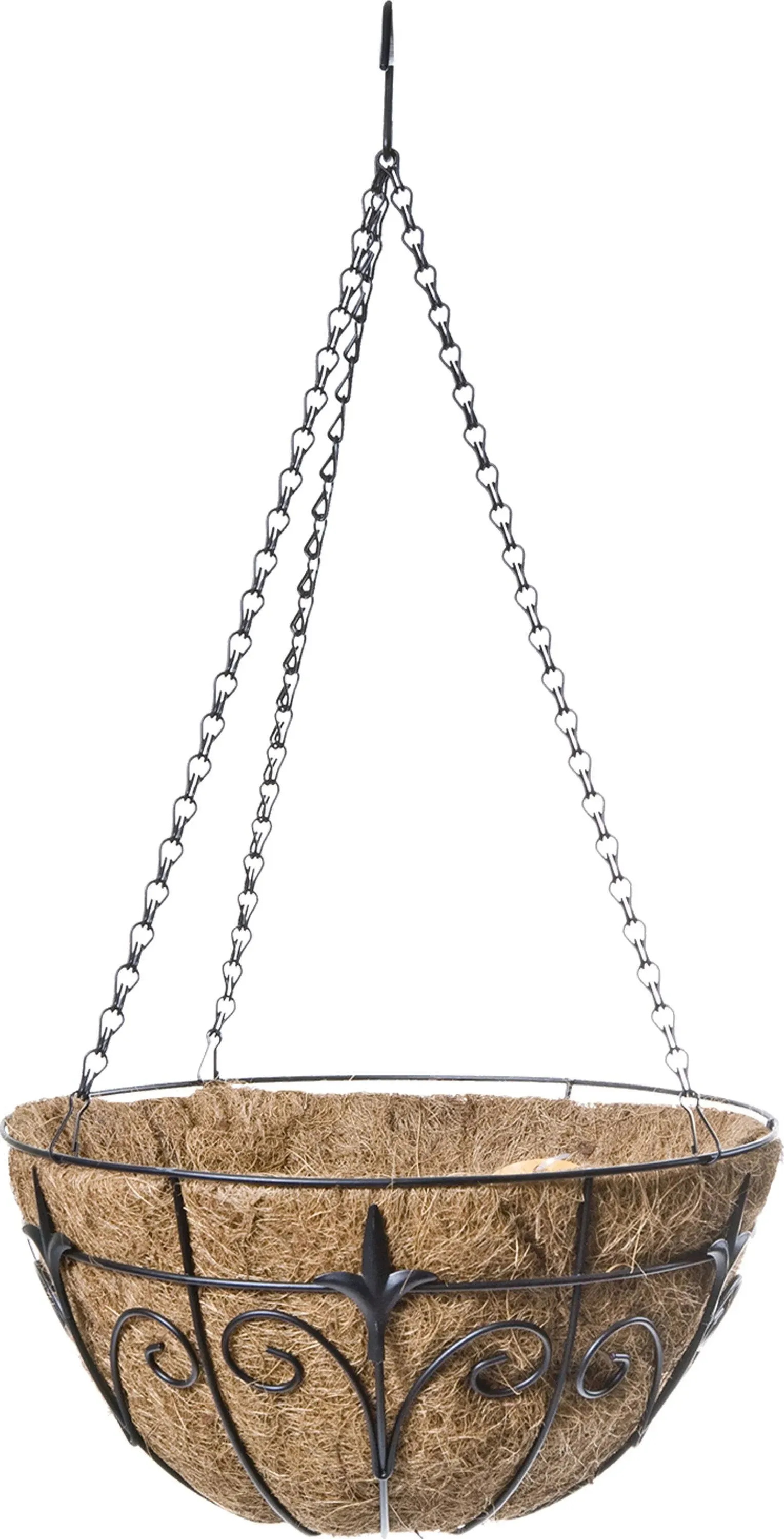 Panacea Steel Hanging Basket Black