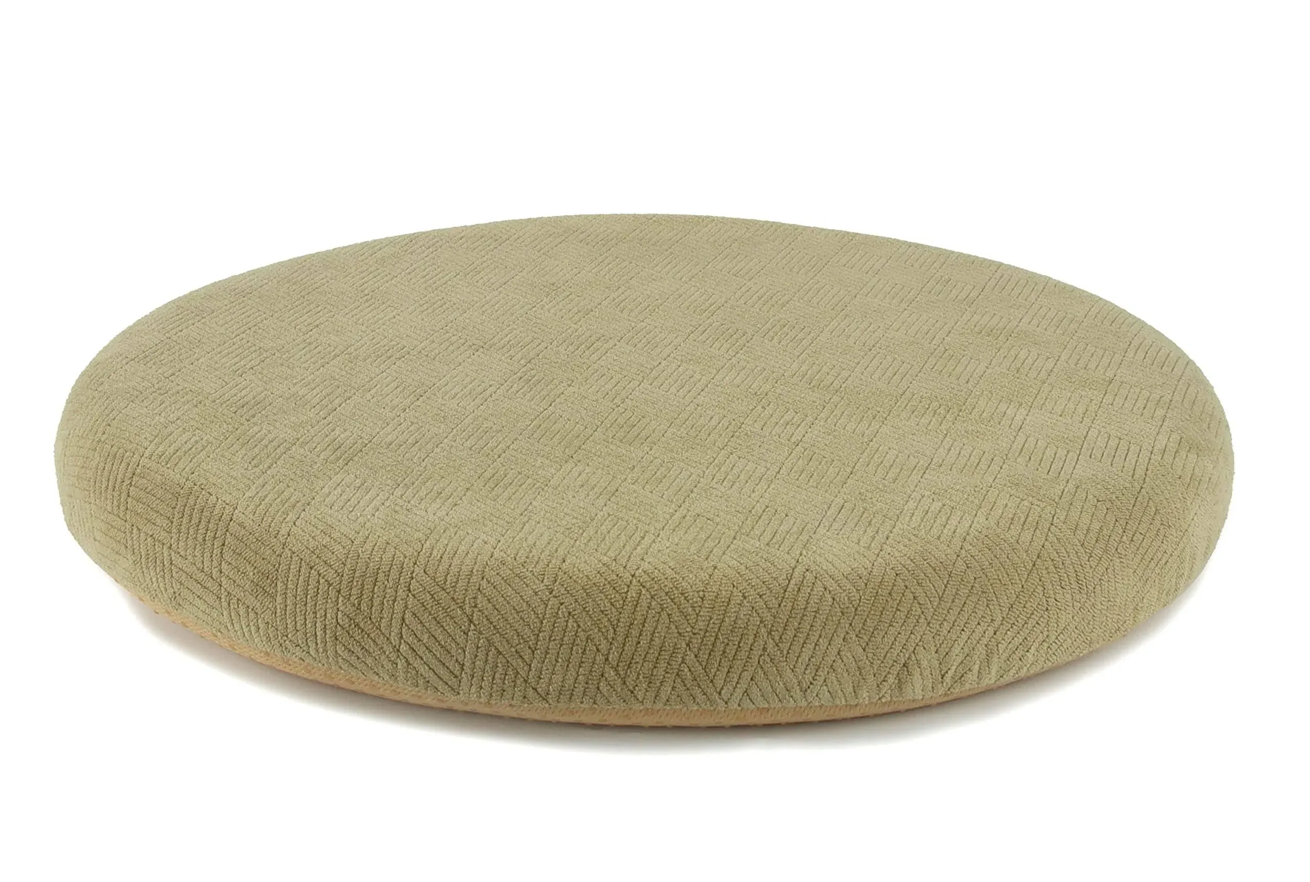 Sigmat Memory Foam Seat Cushion Anti-Slip Soft Round Stool Cushion Chair Pad 16 inch Grey