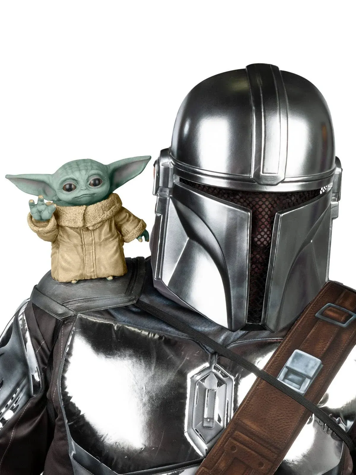 Mandalorian Child Grogu Baby Yoda Shoulder Sitter Accessory