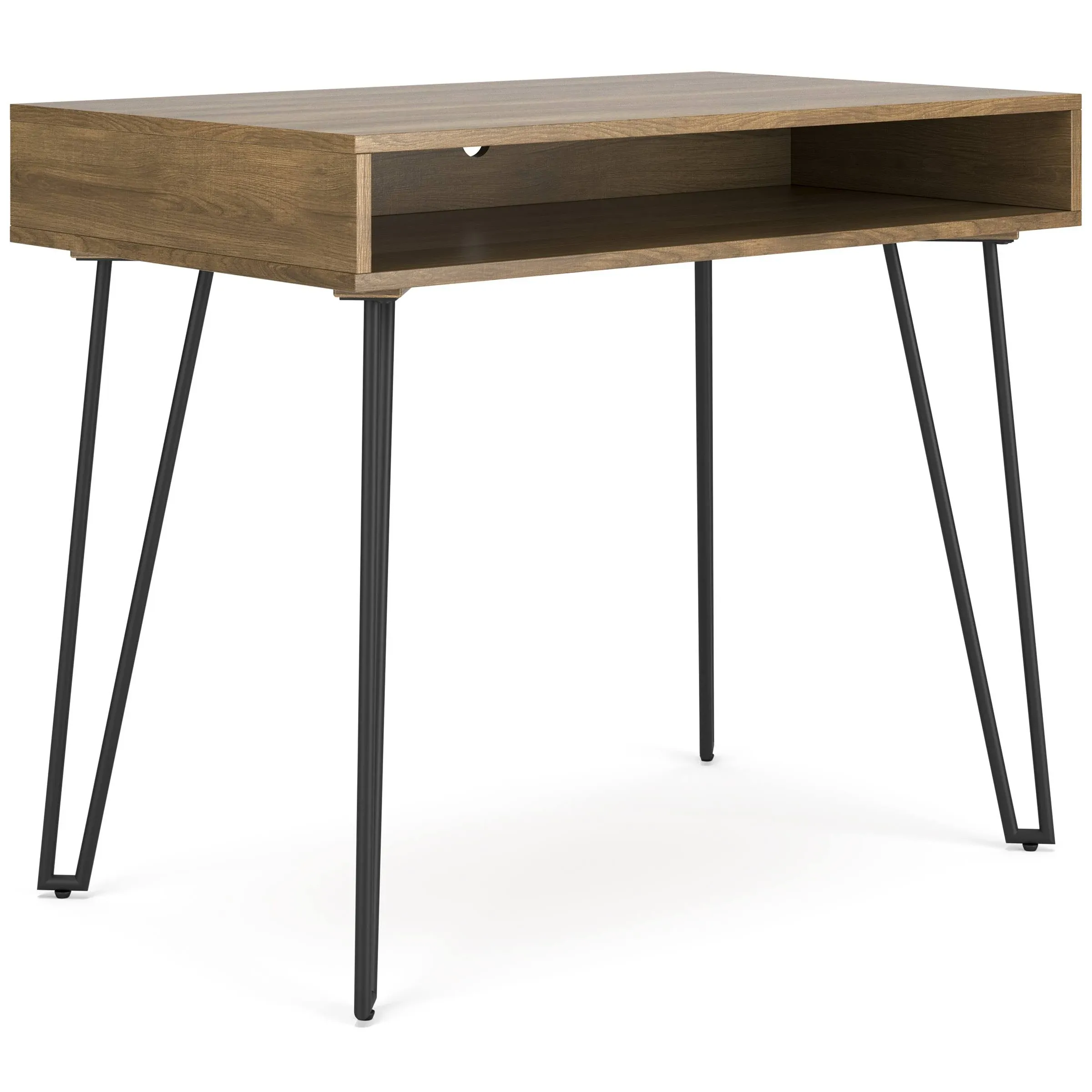 Ashley Strumford Home Office Desk - Brown/Black