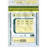 ControlTek SafeLok 9" x 12", Clear with Pocket, 100 Bags,Tamper-Evident Deposit Bags, Outside Reclosable Pocket, Tear-off Receipt + Large Barcodes 585088