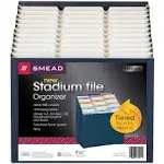 Smead 12-Pocket Stadium File, Navy, Letter (SMD70211)