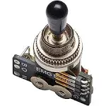 EMG 3-Way Solderless Toggle Switch, Black