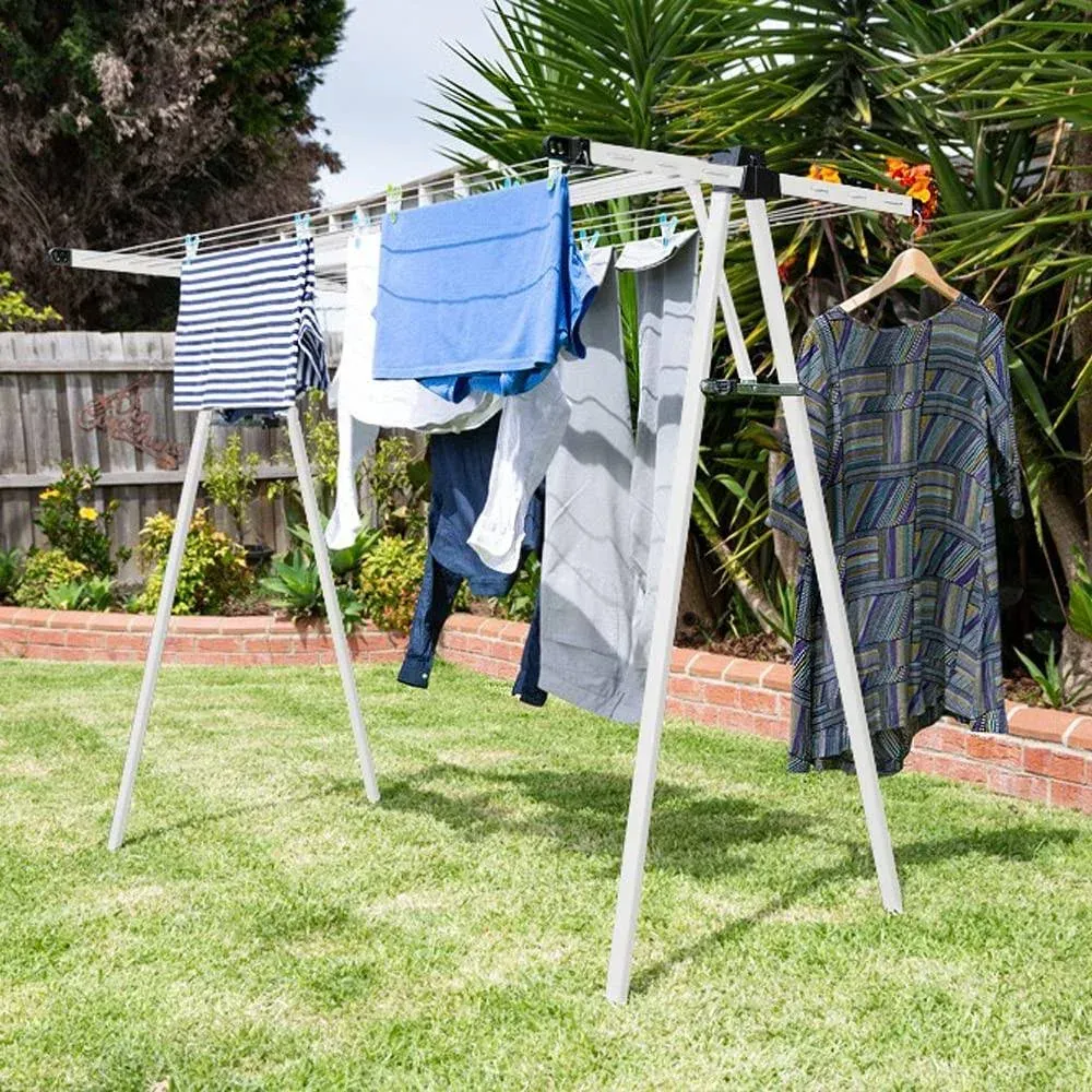 Daytek Portable A-Frame Clothesline, 72 Feet Drying Space