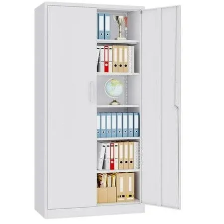 Fesbos Metal Storage Cabinet with Lock