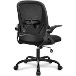 Primy Office Chair Ergonomic Desk Chair with Flip Up Armrests Swivel Breathable Desk Mesh Computer Chair with Adjustable Lumbar Support and Height