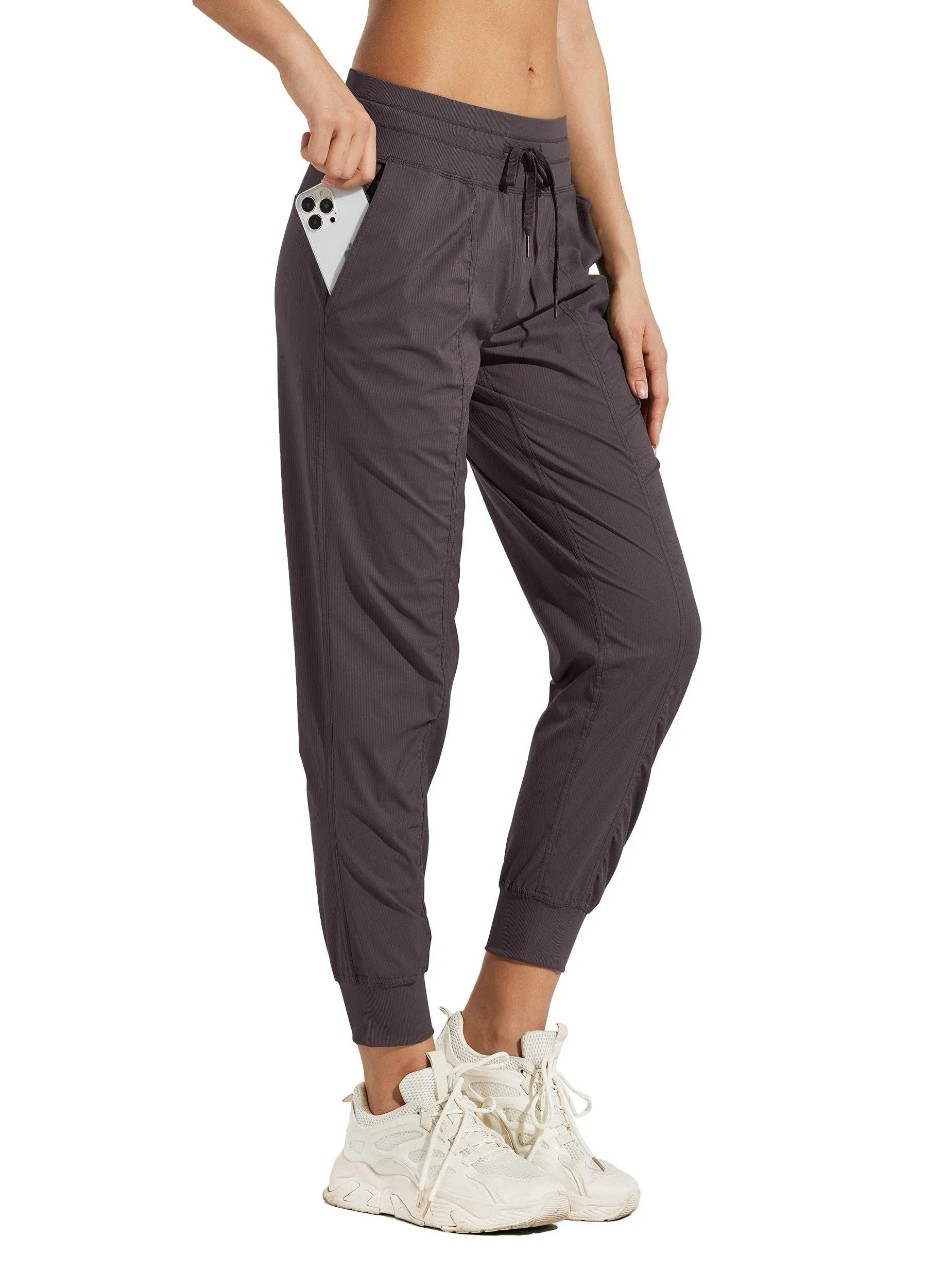 Willit Women's Studio Joggers Dance Hiking Travel Pants Striped