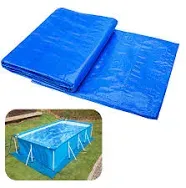 Codree 9.7 x 6.7 ft Rectangular Waterproof PE Swimming Pool Ground Cloth