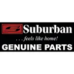 Suburban 6261AEB Radius Corner Water Heater Door for 4 &amp; 6 Gallon Water Heaters 