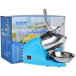 Electric Ice Crushers Machine Shaved Ice Machine Ice Snow Cone Maker Professiona