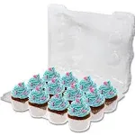 Detroit Forming Lbh9222 Clear Hinged Cupcake or Muffin Container 100 per Case