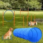 Pet Outdoor Backyard Agility Training Kit