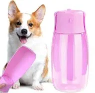 Foldable Dog Water Bottle,Portable Dog Water Dispenser,Outdoor Pet Water Bottle for Dog,Cat,Puppy,Walking,Hiking,Travel.Dishwasher Safe,Puppy Accessories,10oz