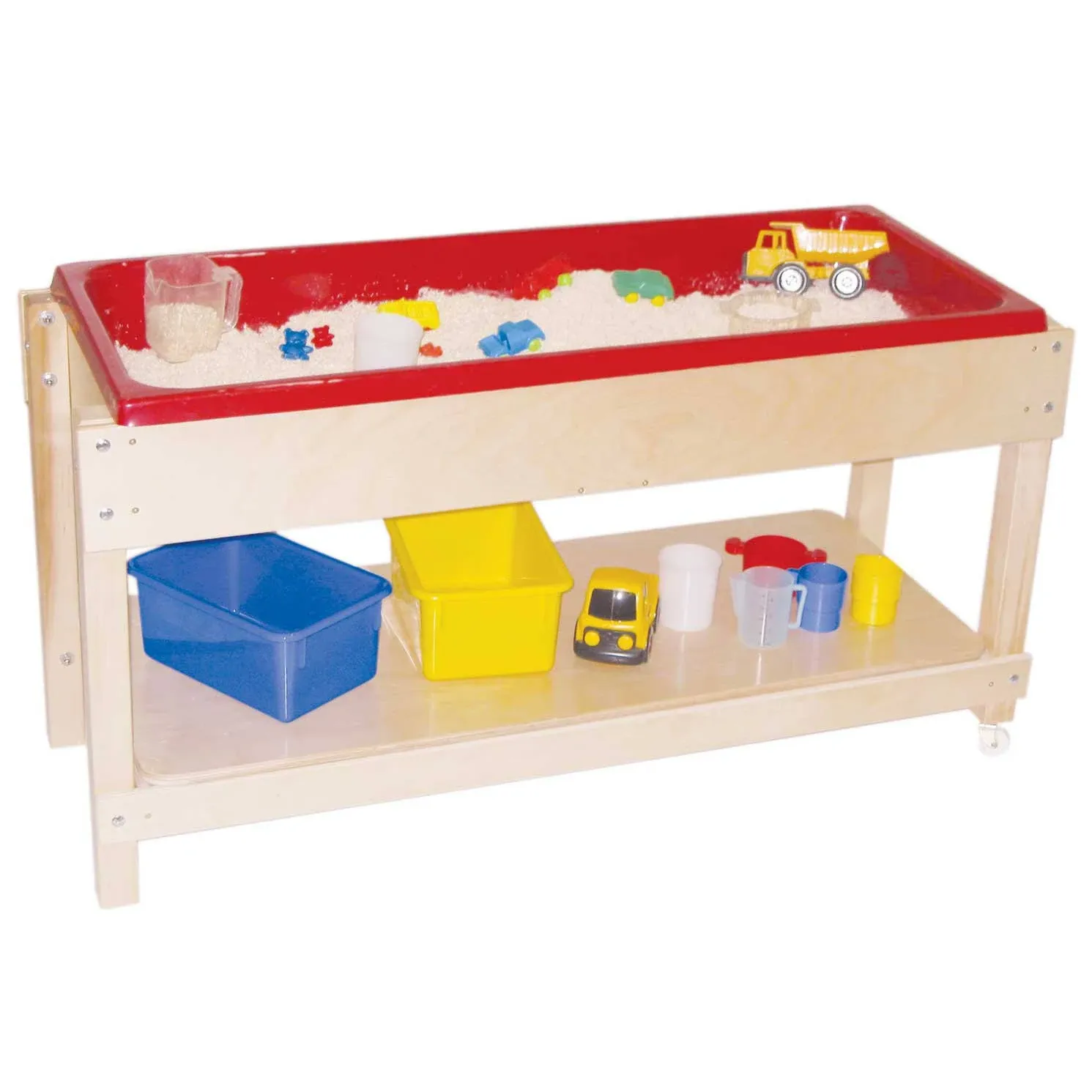 Wood Designs Sand and Water Table with Lid/Shelf