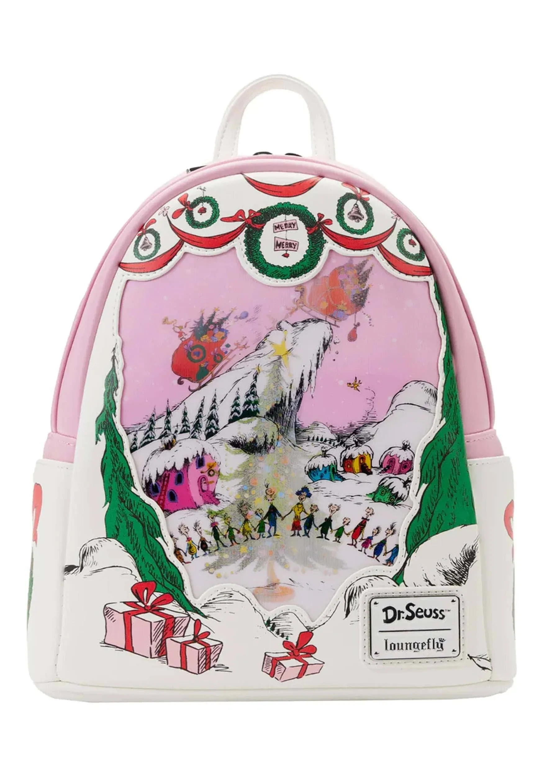 NWT Grinch Whoville Pink Mini Backpack