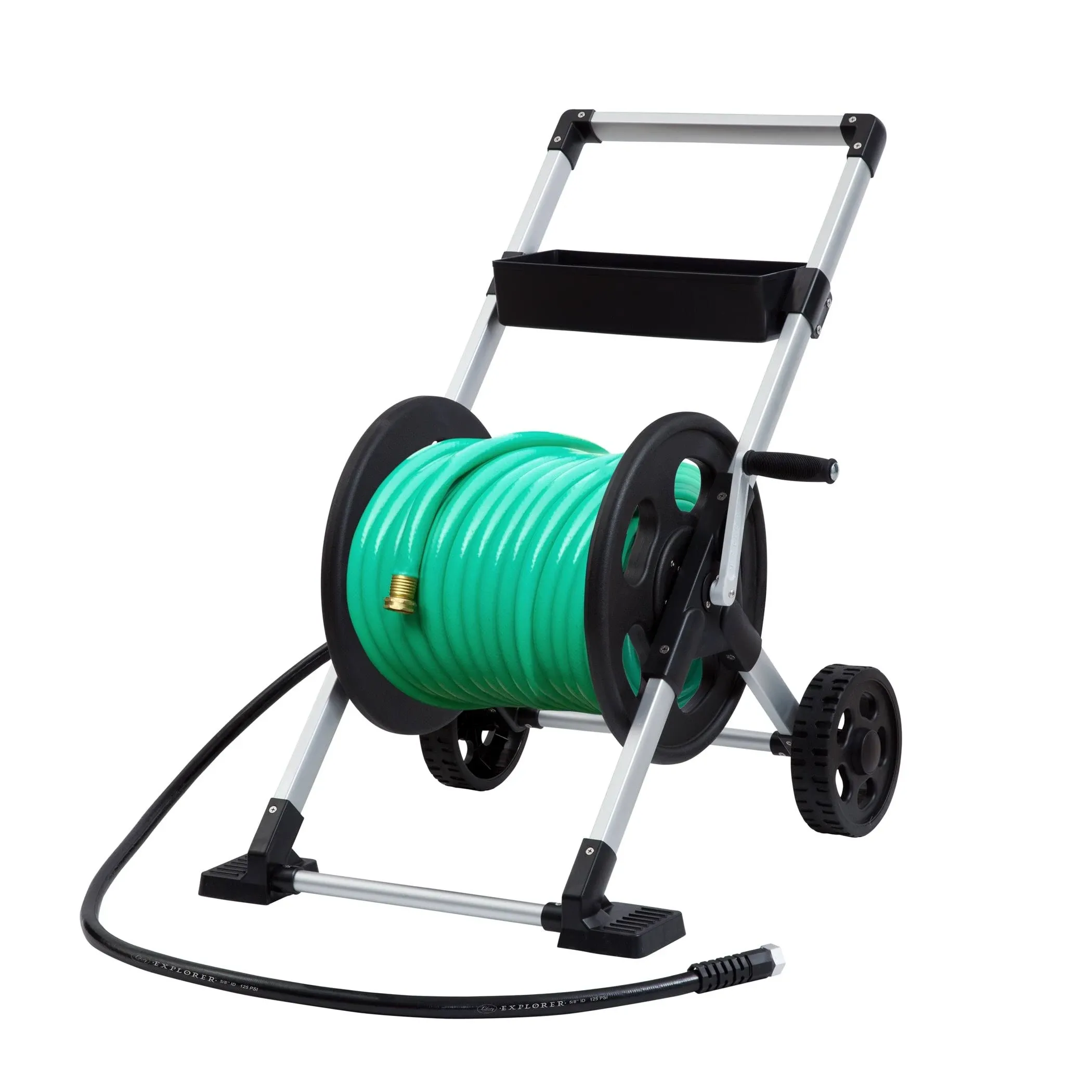 Liberty Garden Explorer 250-ft Aluminum Hose Cart