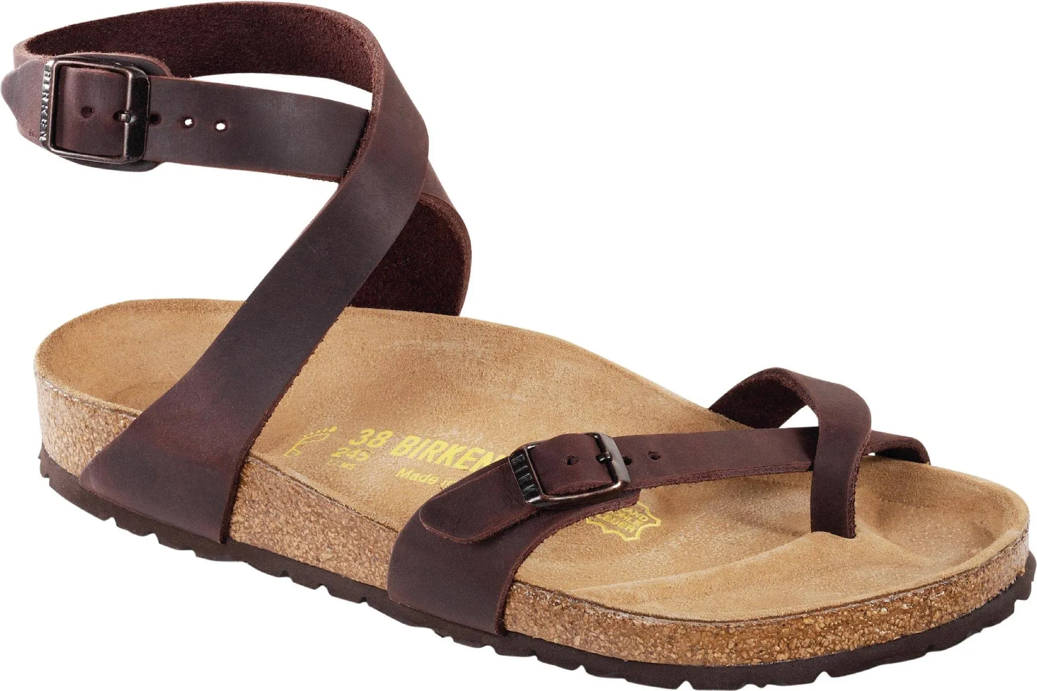 Birkenstock Yara Unisex Shoes Size 4, Color: Habana